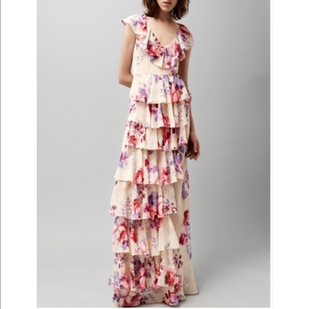 Jill Stuart Resort Floral Sleeveless Sheer